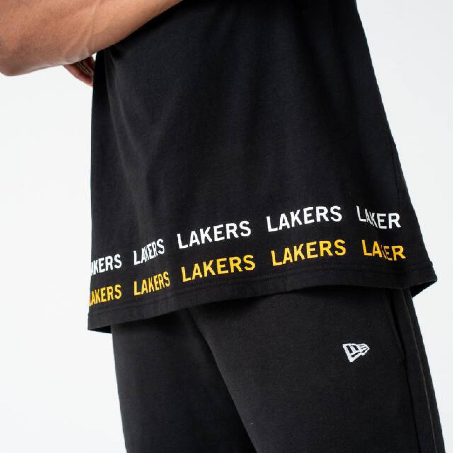  New EraT - s h i r t   Wrap Around T Los Angeles Lakers