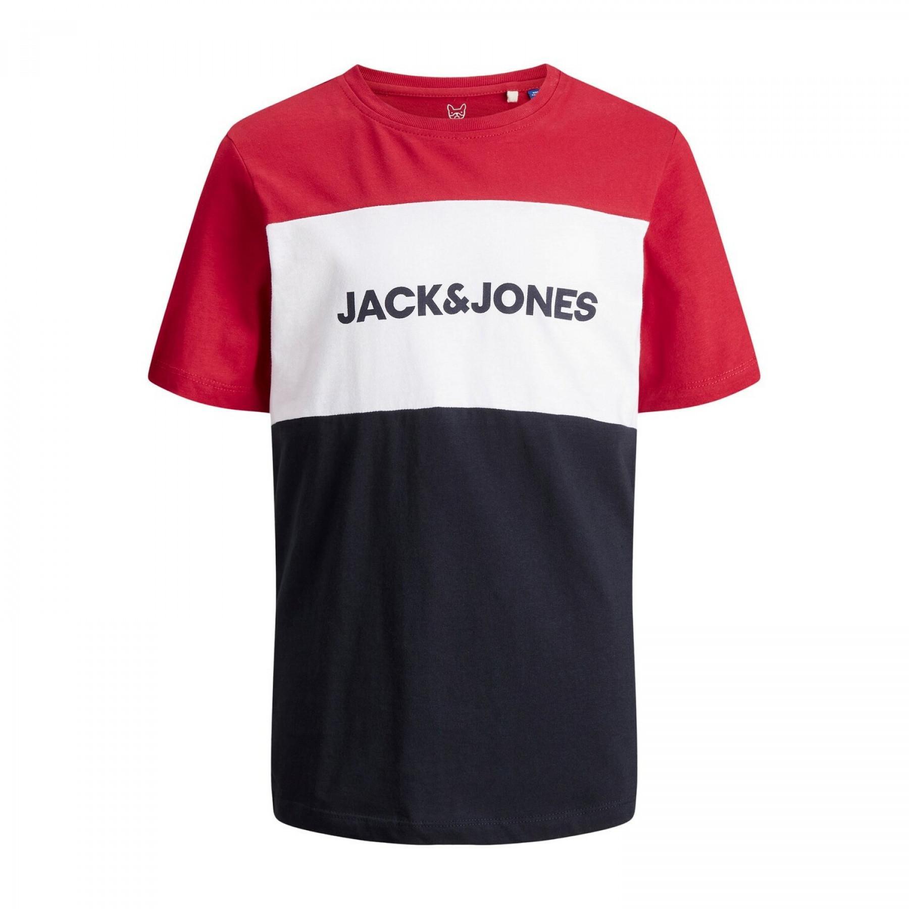 Koszulka dziecięca Jack & Jones Logo Blocking
