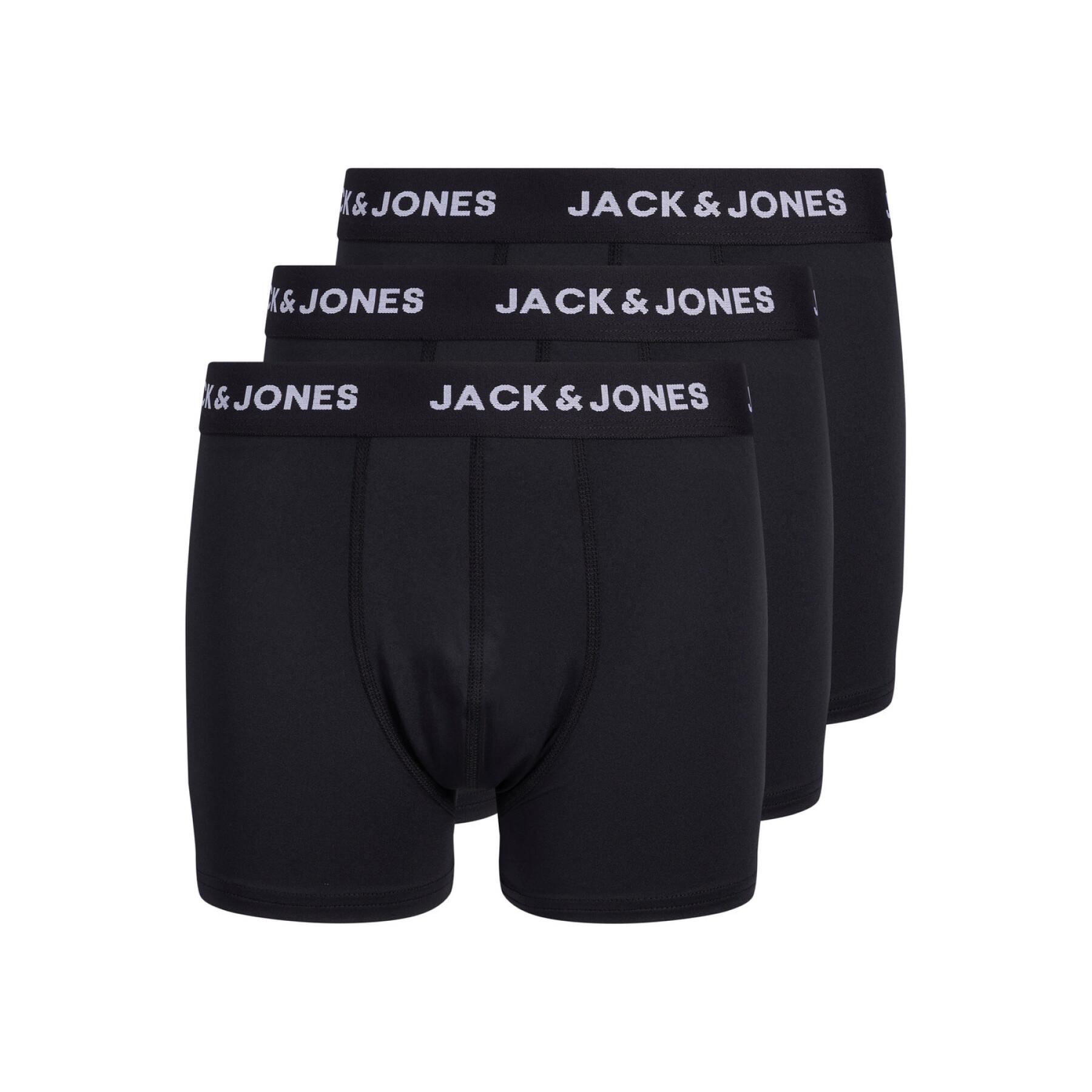 Zestaw 3 dziecięcych bokserek Jack & Jones Jacbase Microfiber