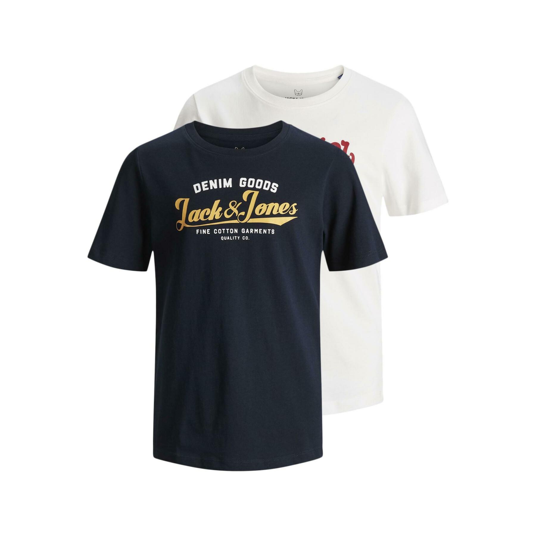Zestaw 2 t-shirtów dziecięcych Jack & Jones logo
