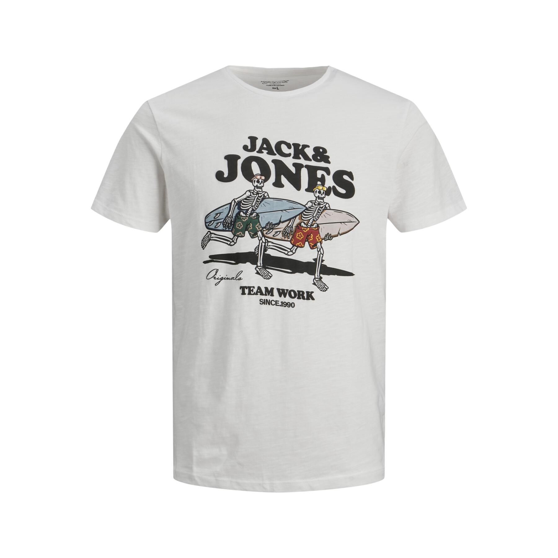 Koszulka dziecięca Jack & Jones Venice Bones