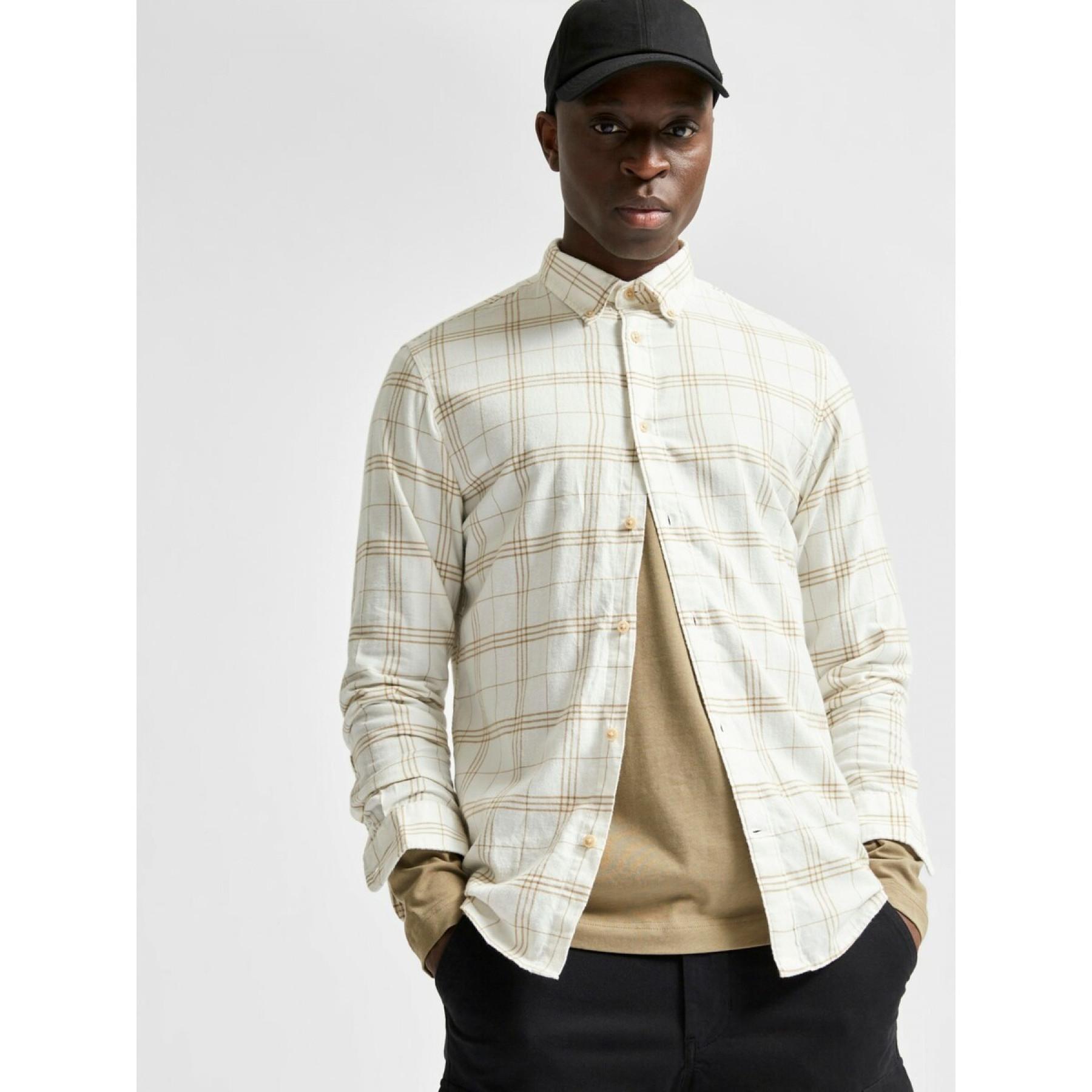 Koszula Selected flannel manches longues slim