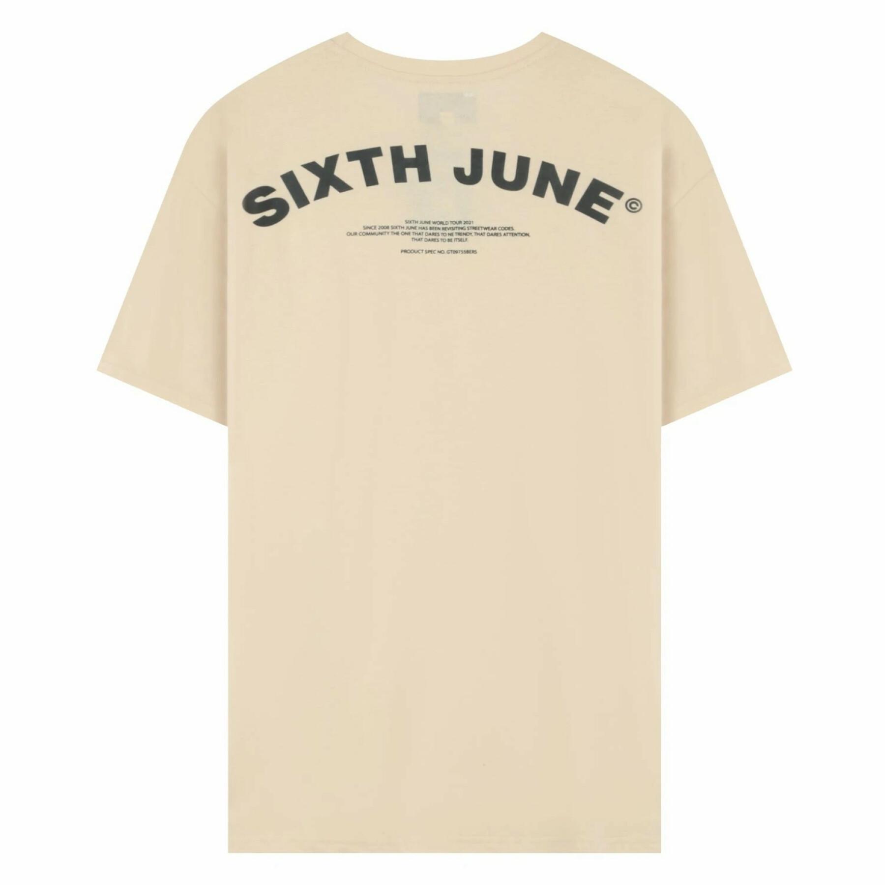 Koszulka Sixth June Curved Logo Backprint