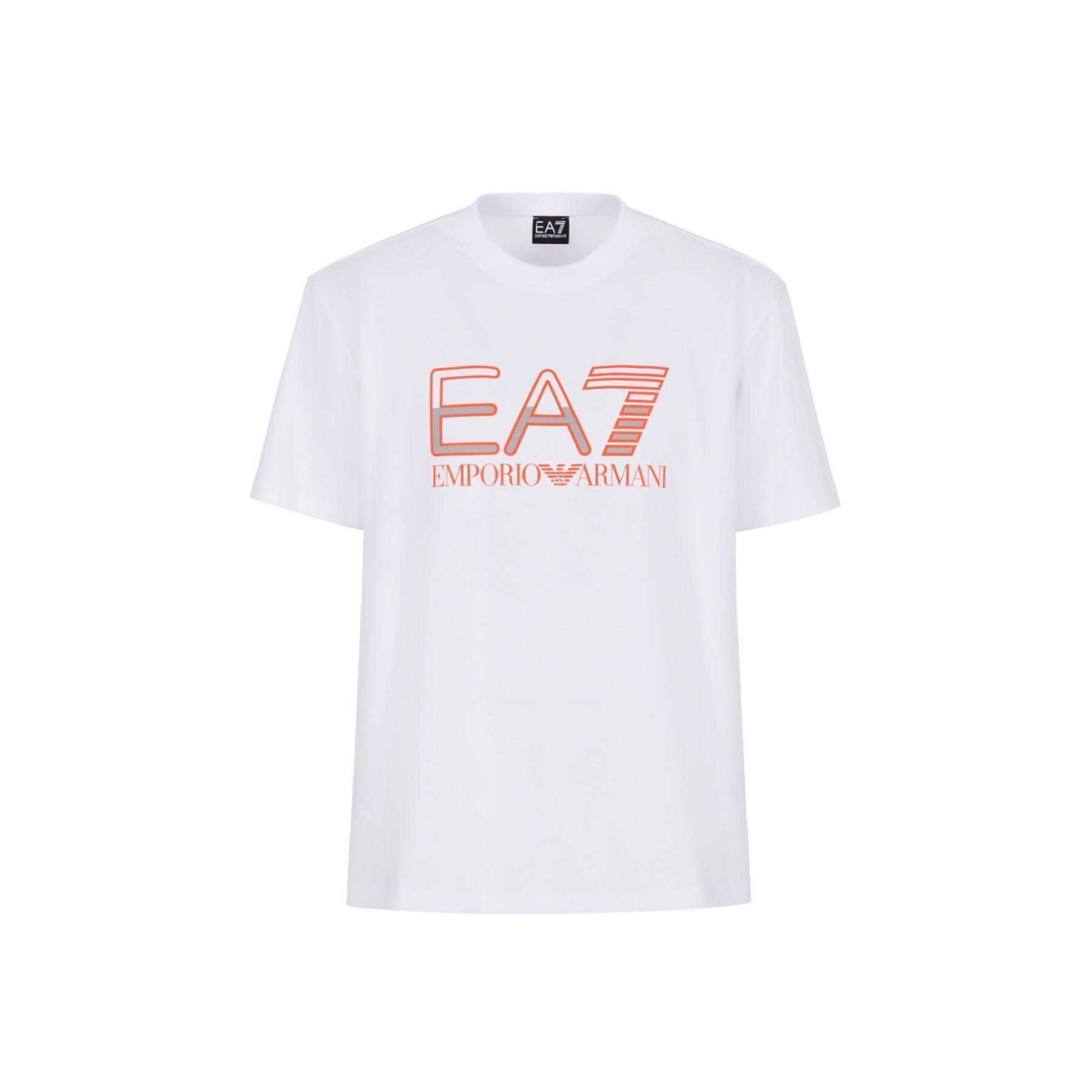 Koszulka EA7 Emporio Armani 6KPT26-PJAMZ blanc
