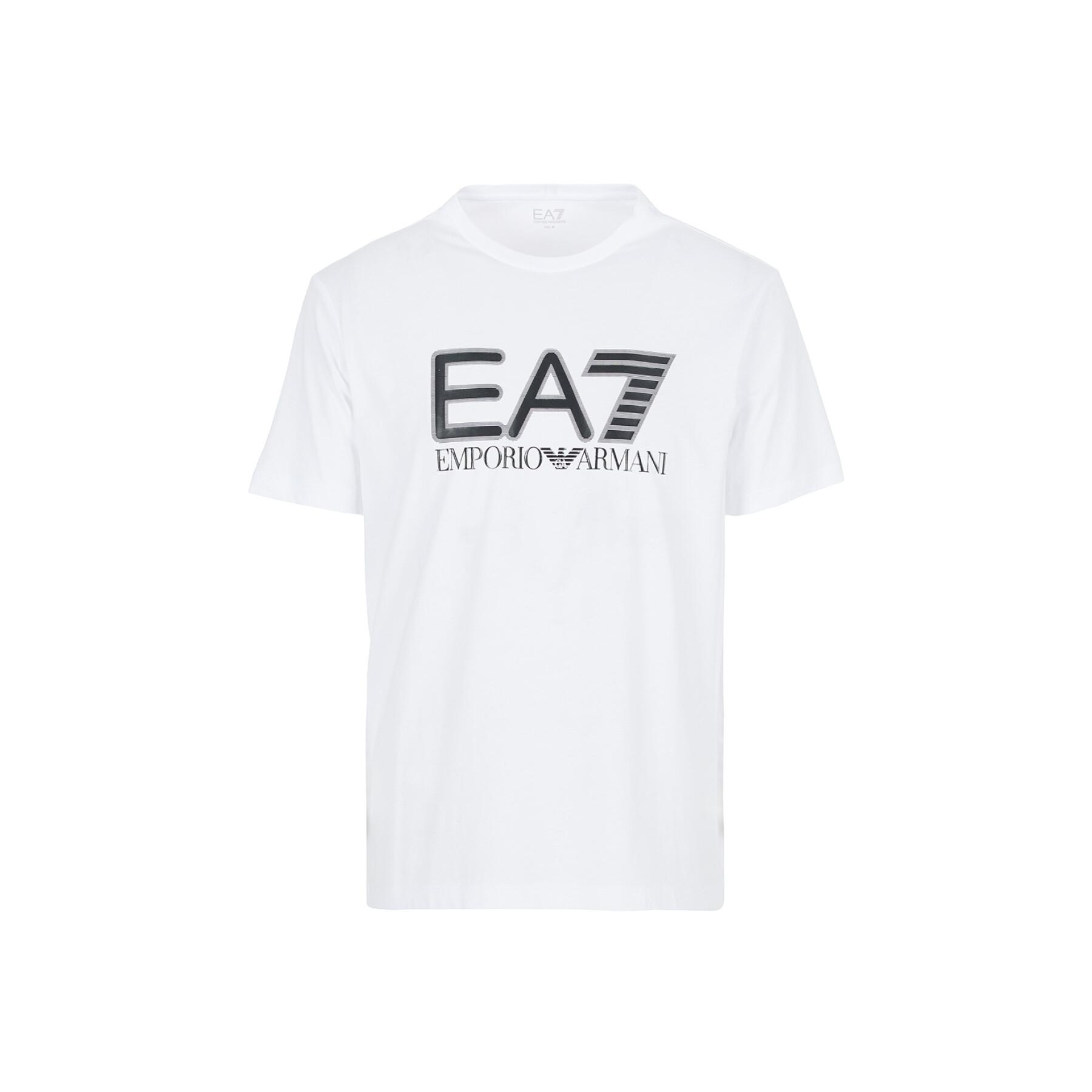 Koszulka EA7 Emporio Armani 6KPT81-PJM9Z blanc
