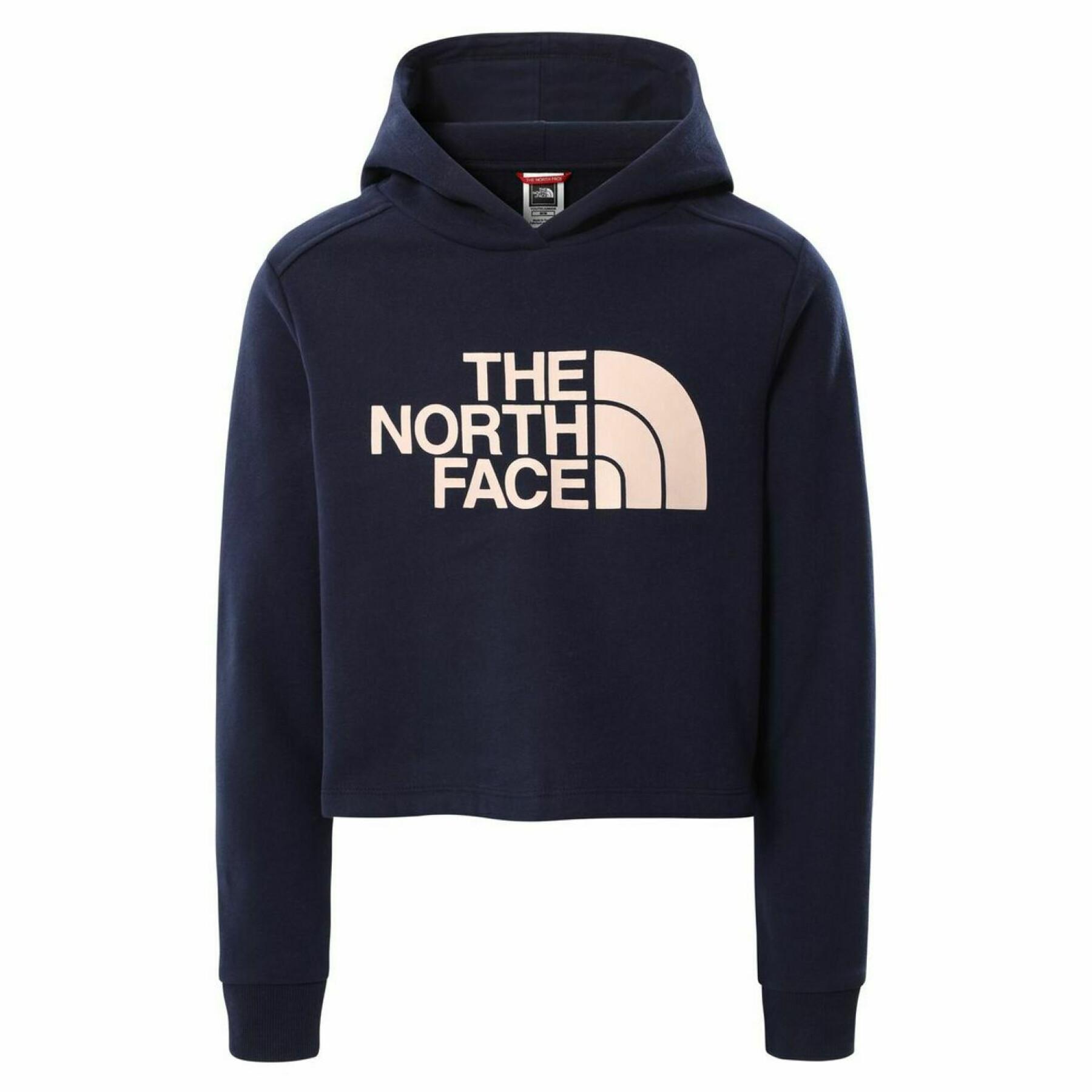 Bluza dziewczęca typu croptop The North Face Coton