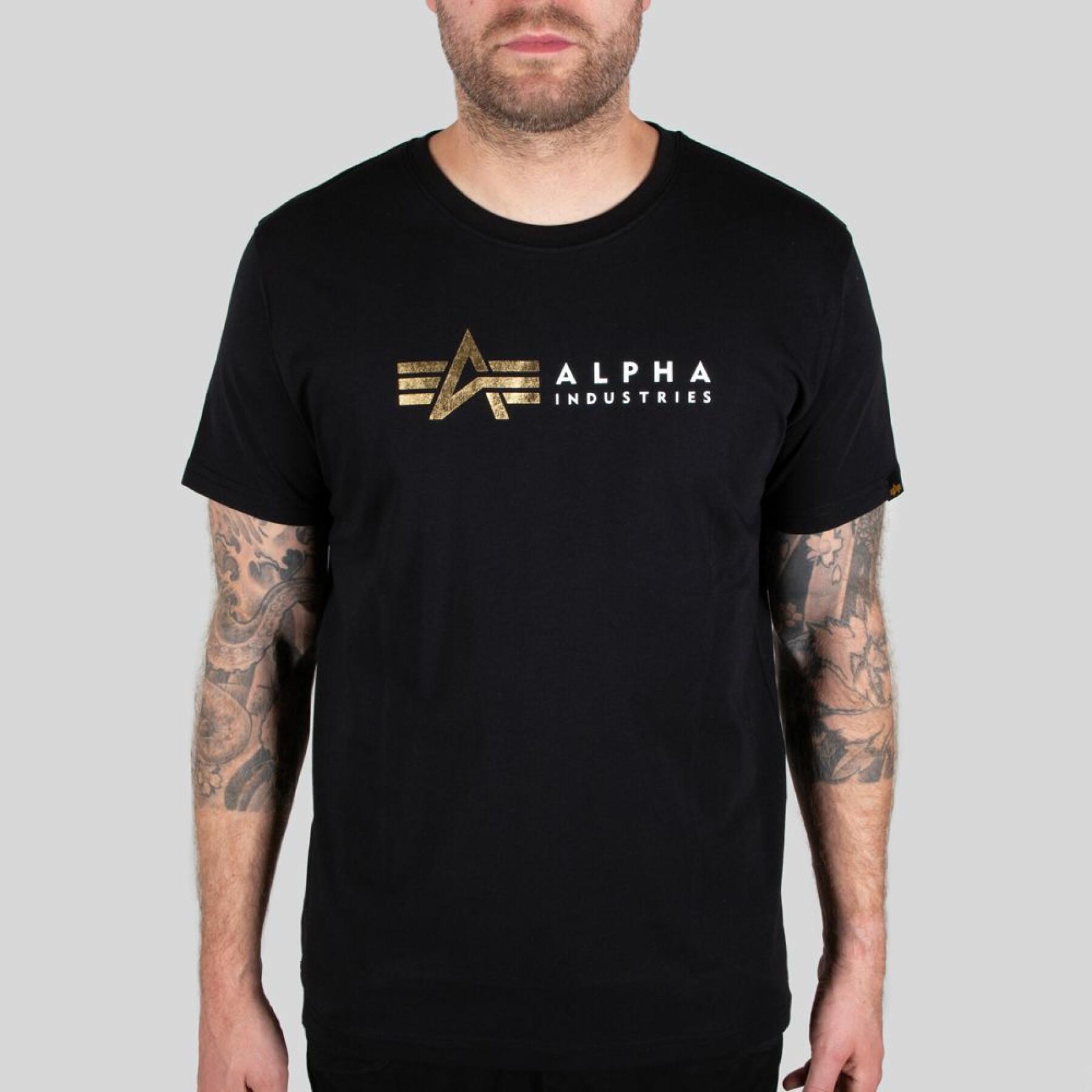 koszulka z metką przemysłu alfa
