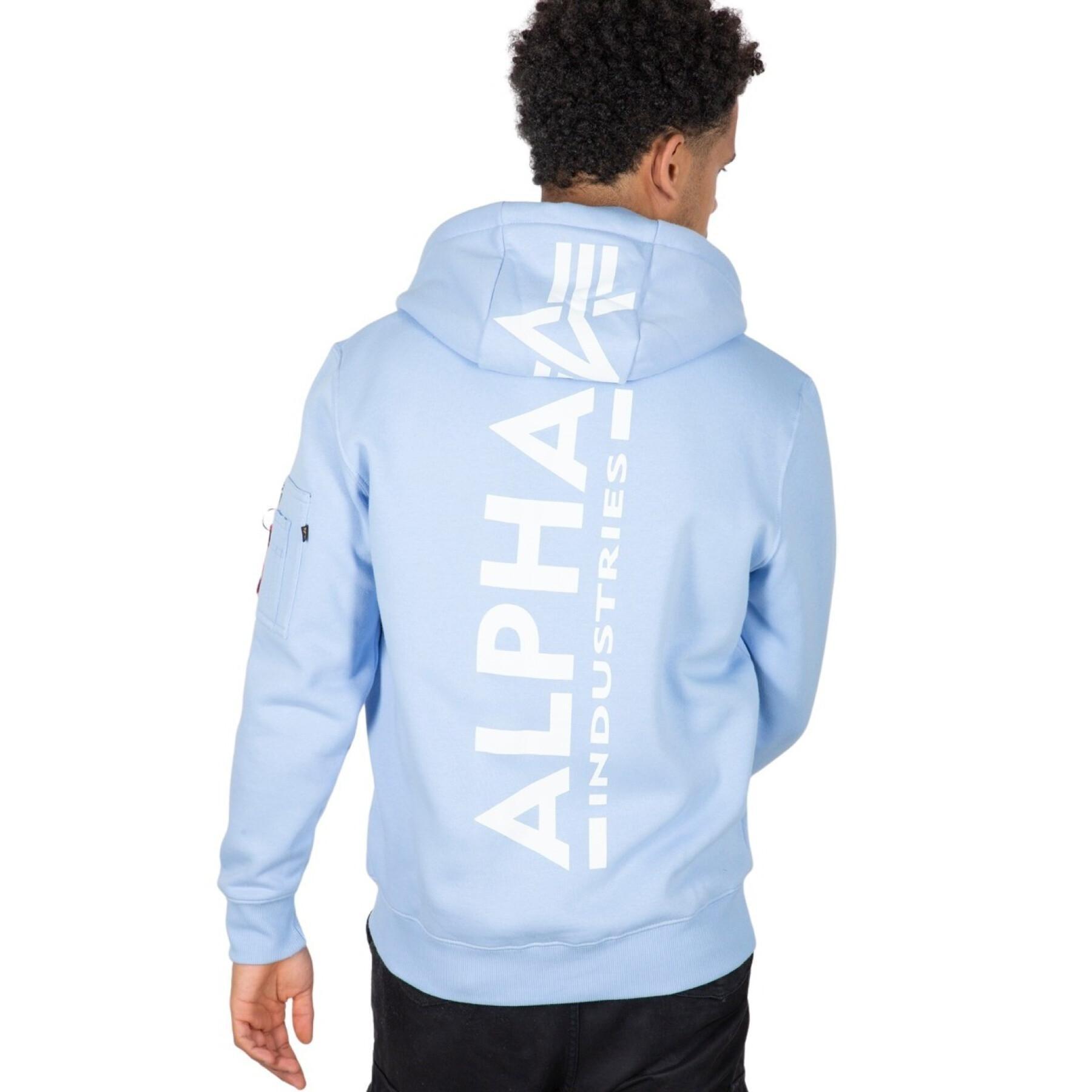 Sweat bluza z nadrukiem na plecach Alpha Industries