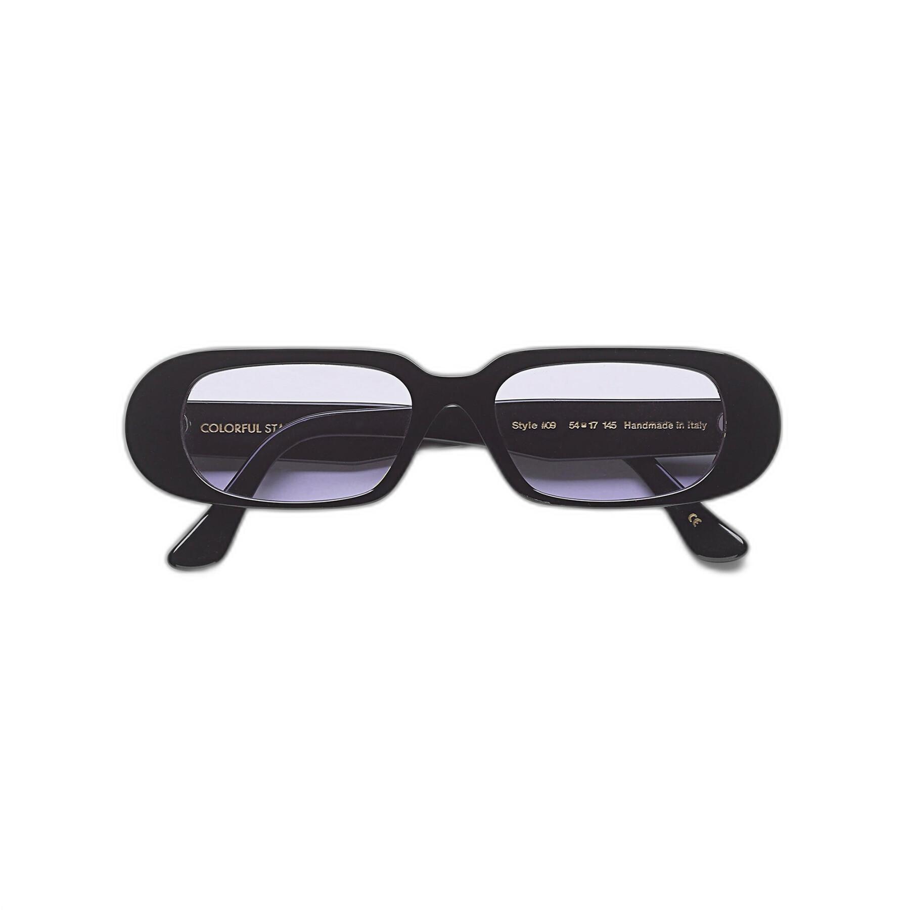 Okulary przeciwsłoneczne Colorful Standard 09 deep black solid/lavender