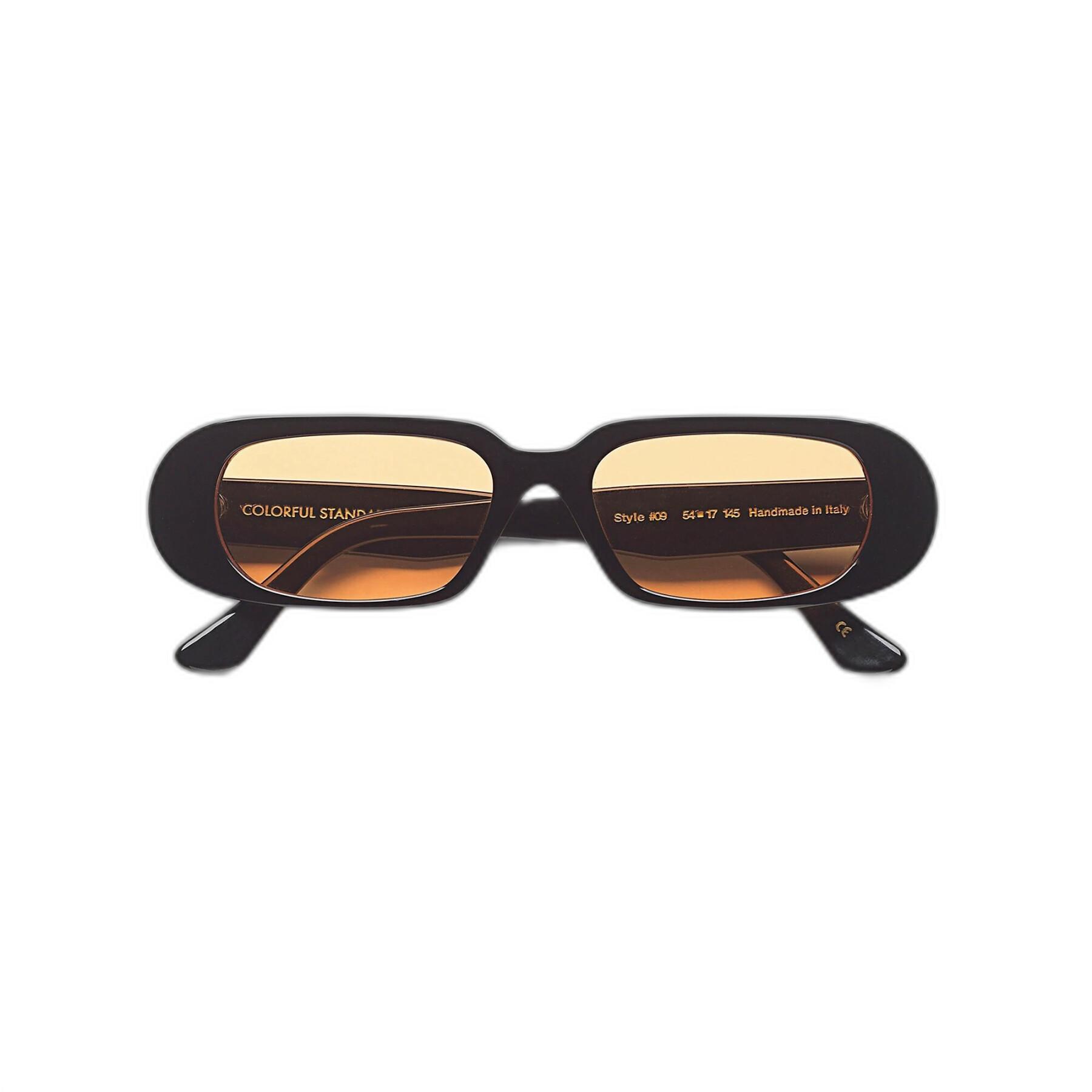 Okulary przeciwsłoneczne Colorful Standard 09 deep black solid/orange