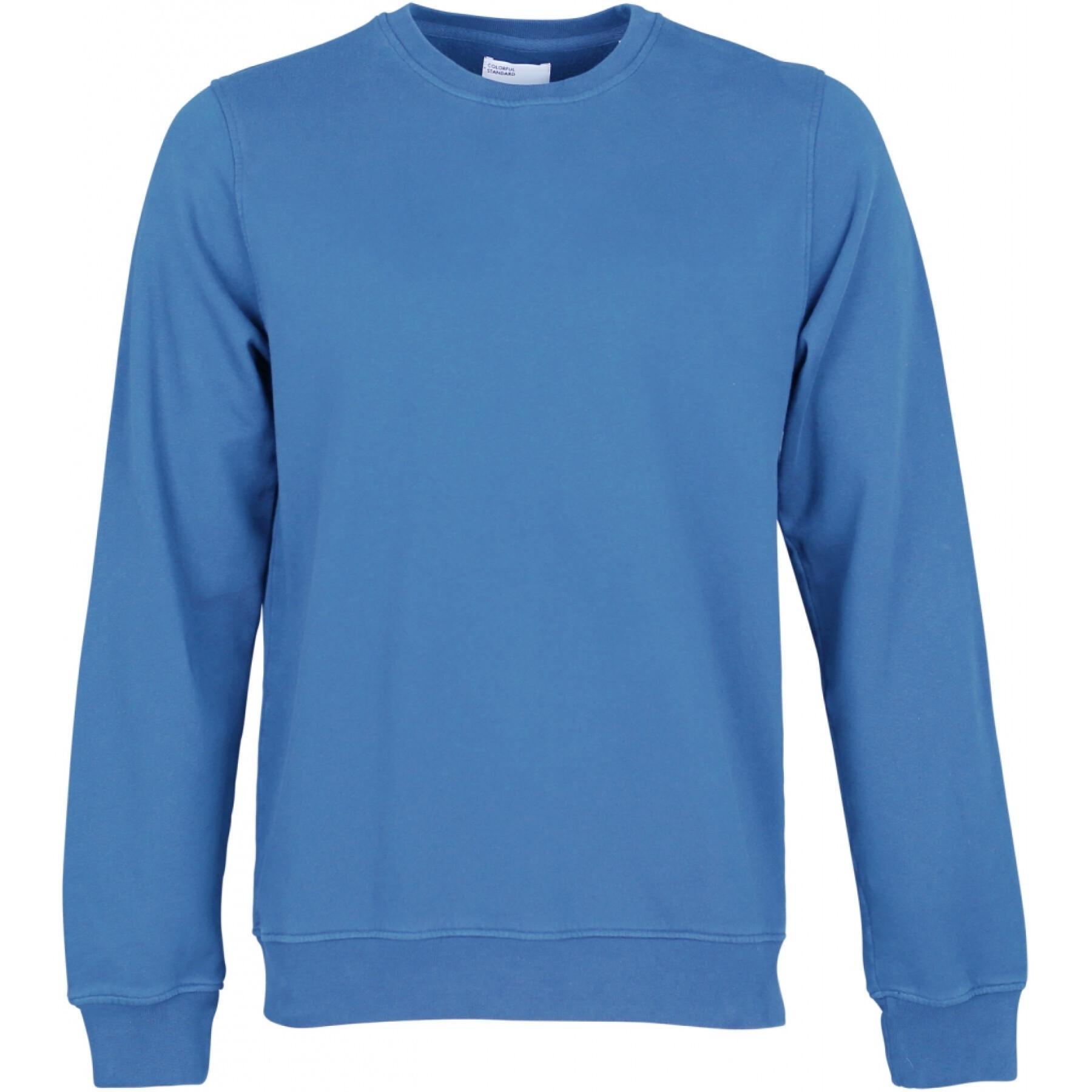 Bluza z okrągłym dekoltem Colorful Standard Classic Organic sky blue