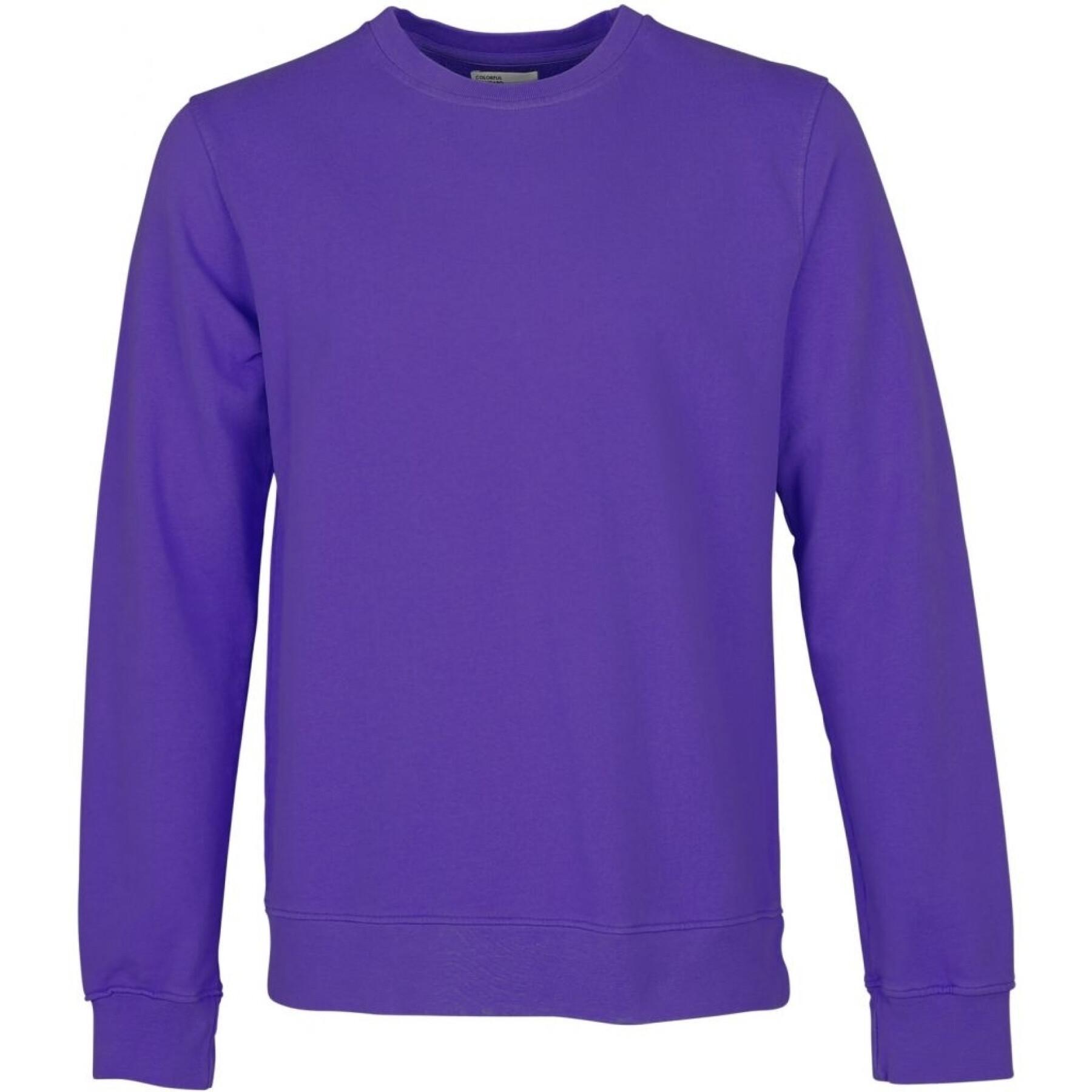 Bluza z okrągłym dekoltem Colorful Standard Classic Organic ultra violet