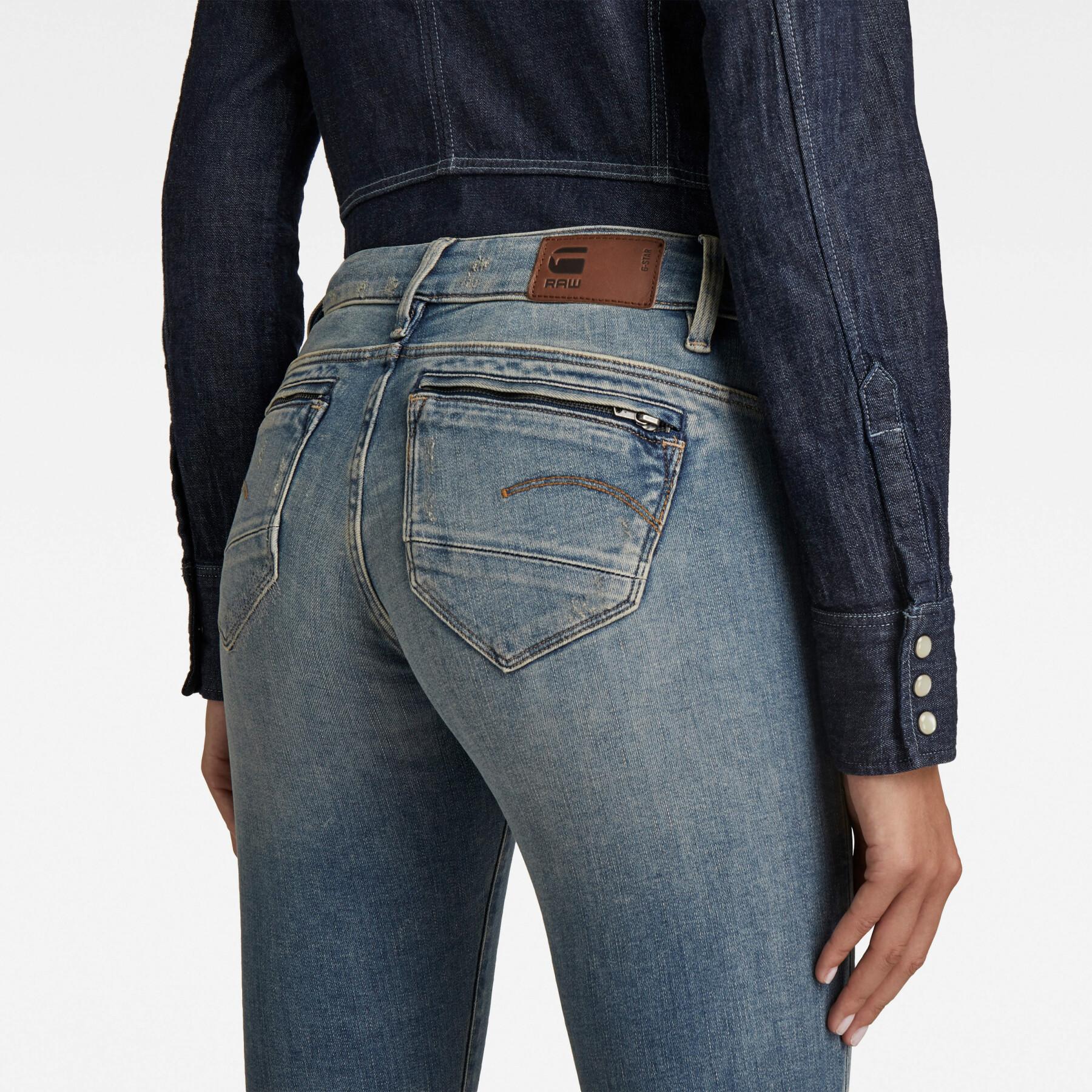 Damskie skinny jeans G-Star Midge Zip