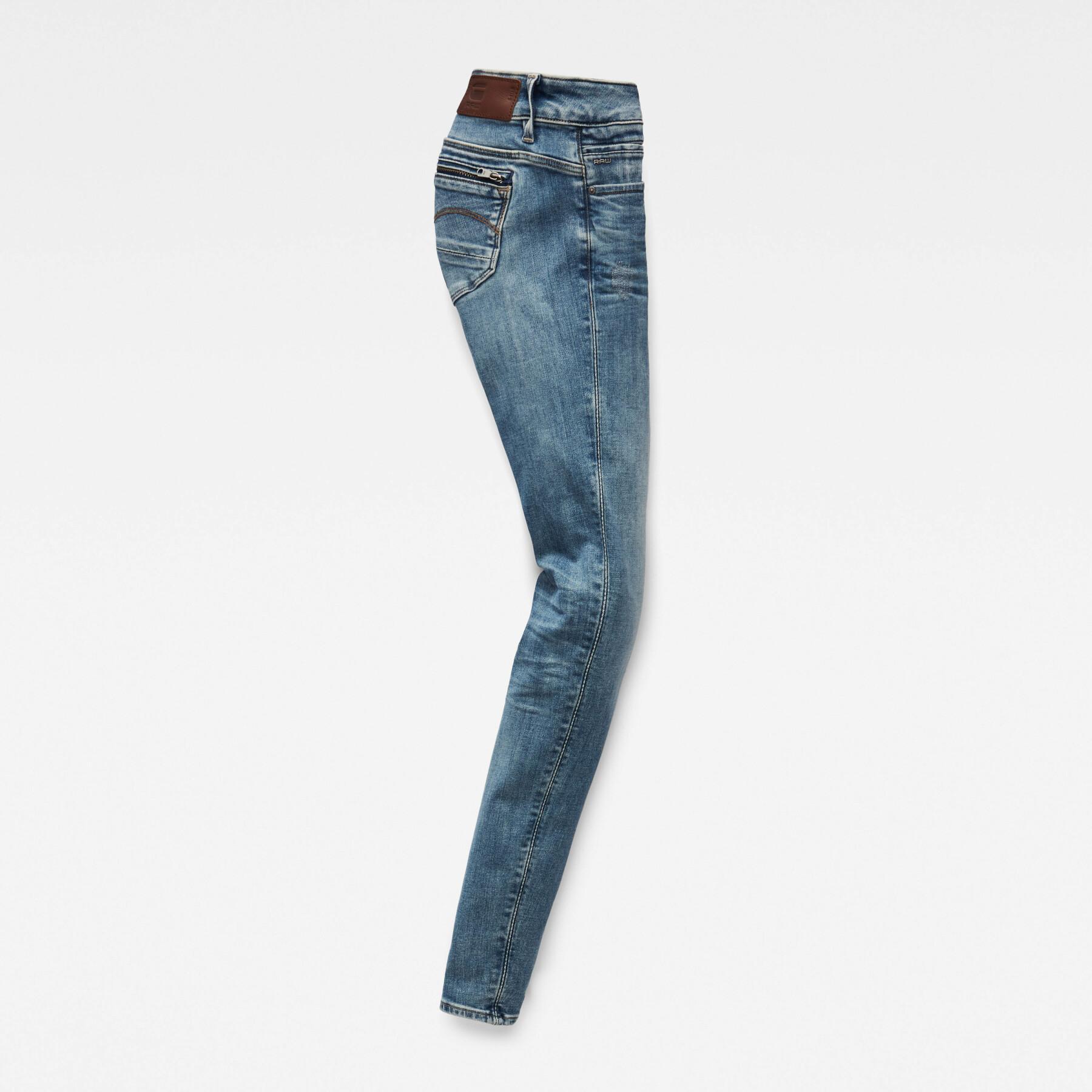 Damskie skinny jeans G-Star Midge Zip