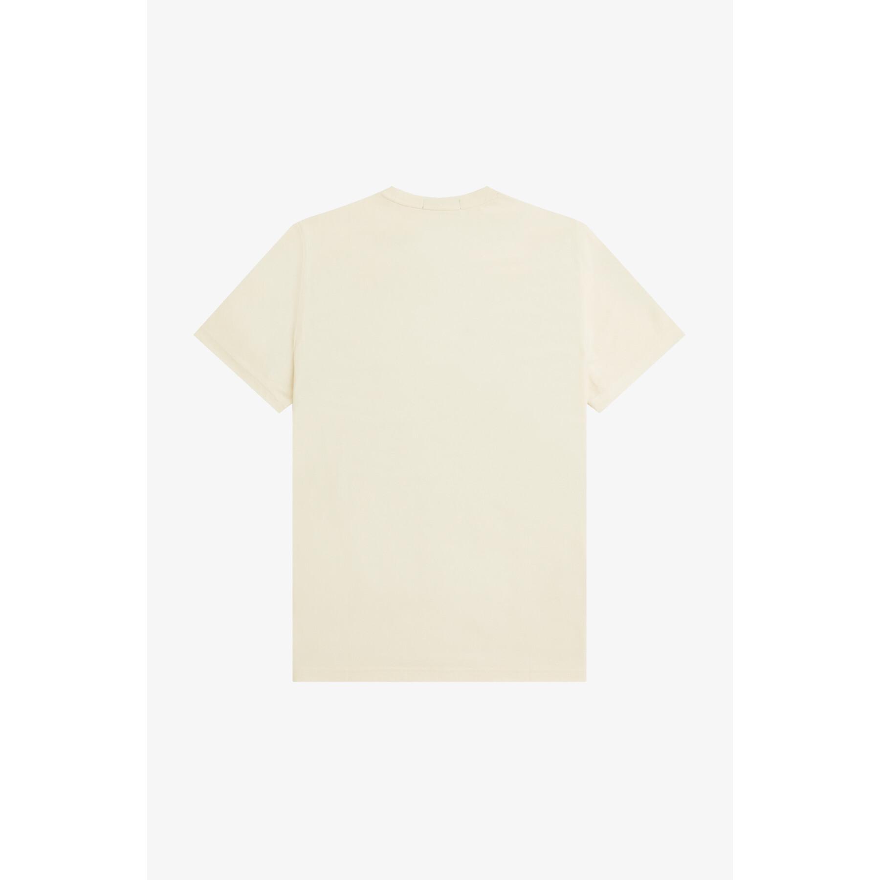 T-shirt z haftem Fred Perry