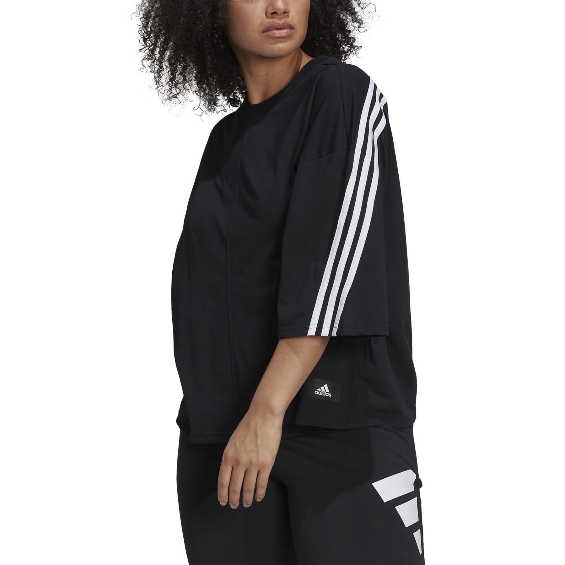 Koszulka damska adidas Sportswear Future Icons 3-Stripes (Plus Size)
