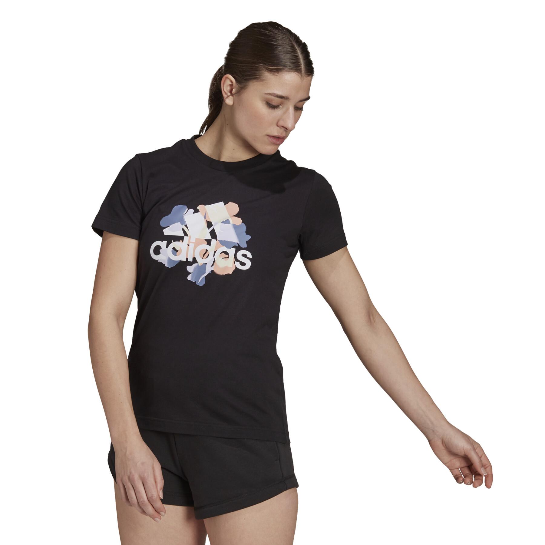 Koszulka damska adidas Floral Graphic