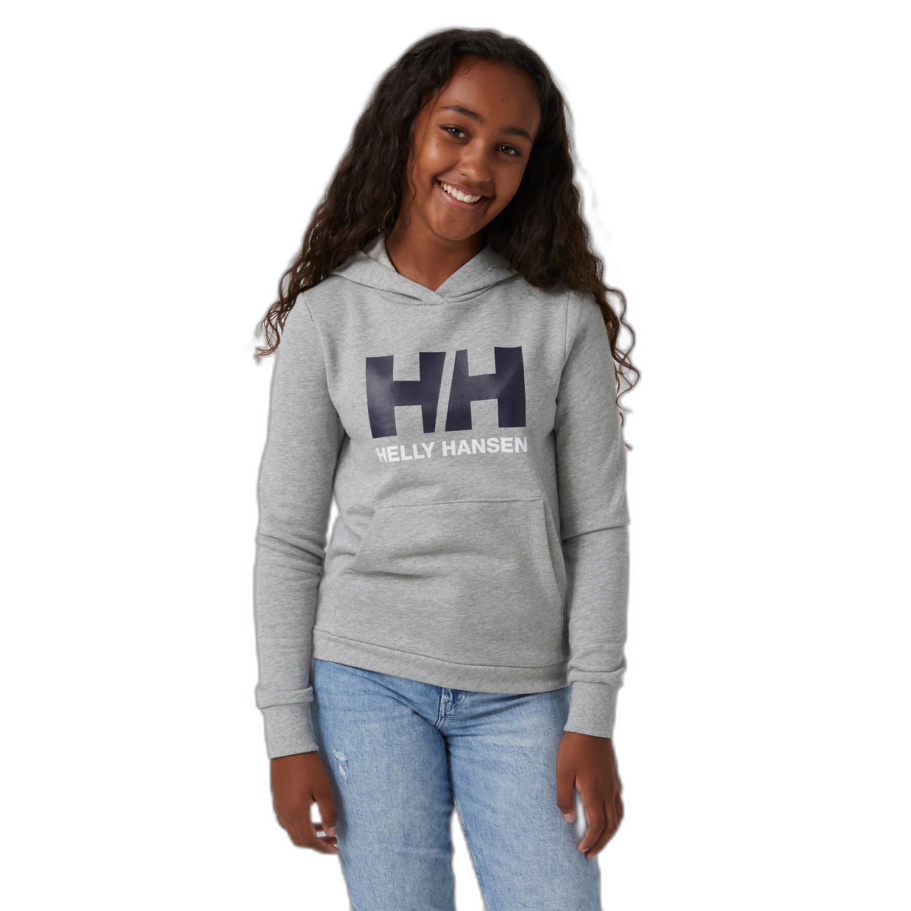 Bluza dziecięca z kapturem Helly Hansen logo 2.0