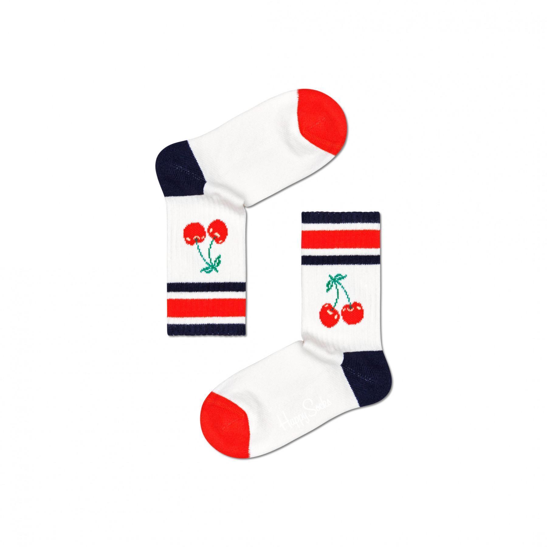 Skarpetki dla dzieci Happy Socks Cherry Rib