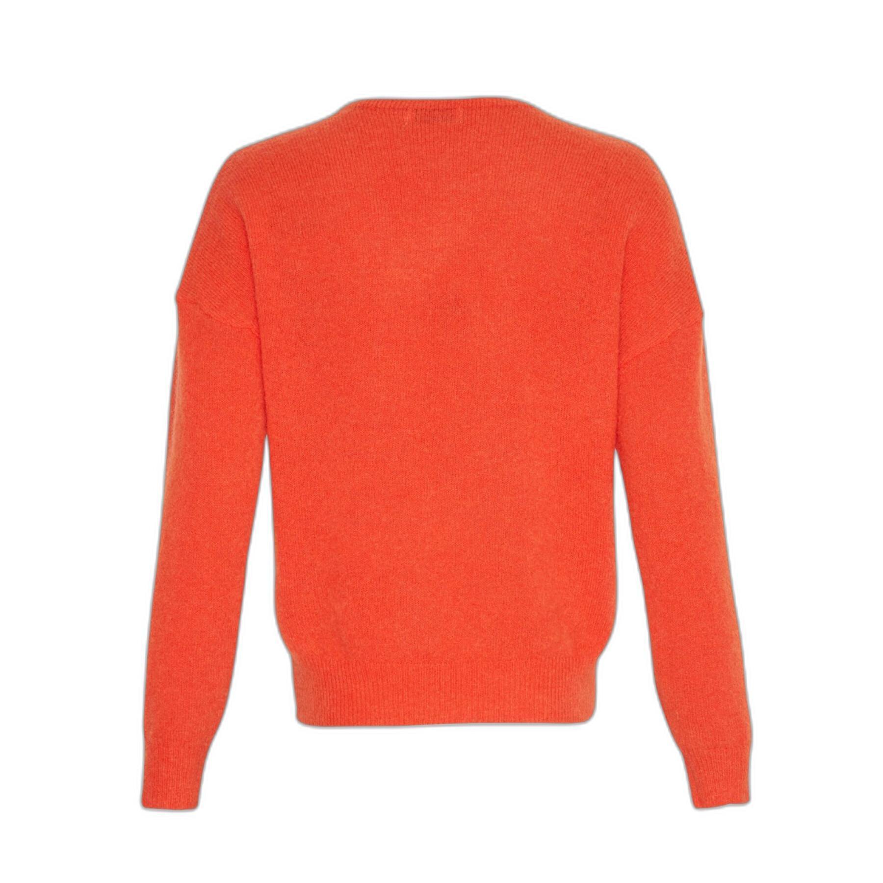 Damski sweter v-neck Moss Copenhagen Mohair