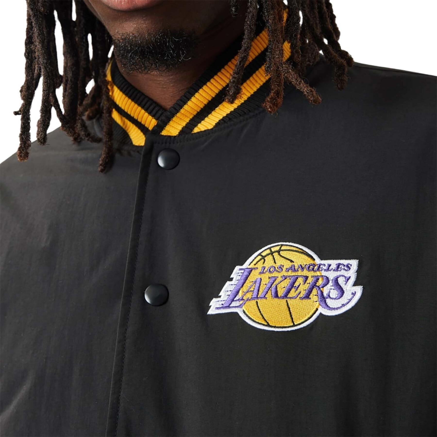 Kurtka bomber z logo Los Angeles Lakers