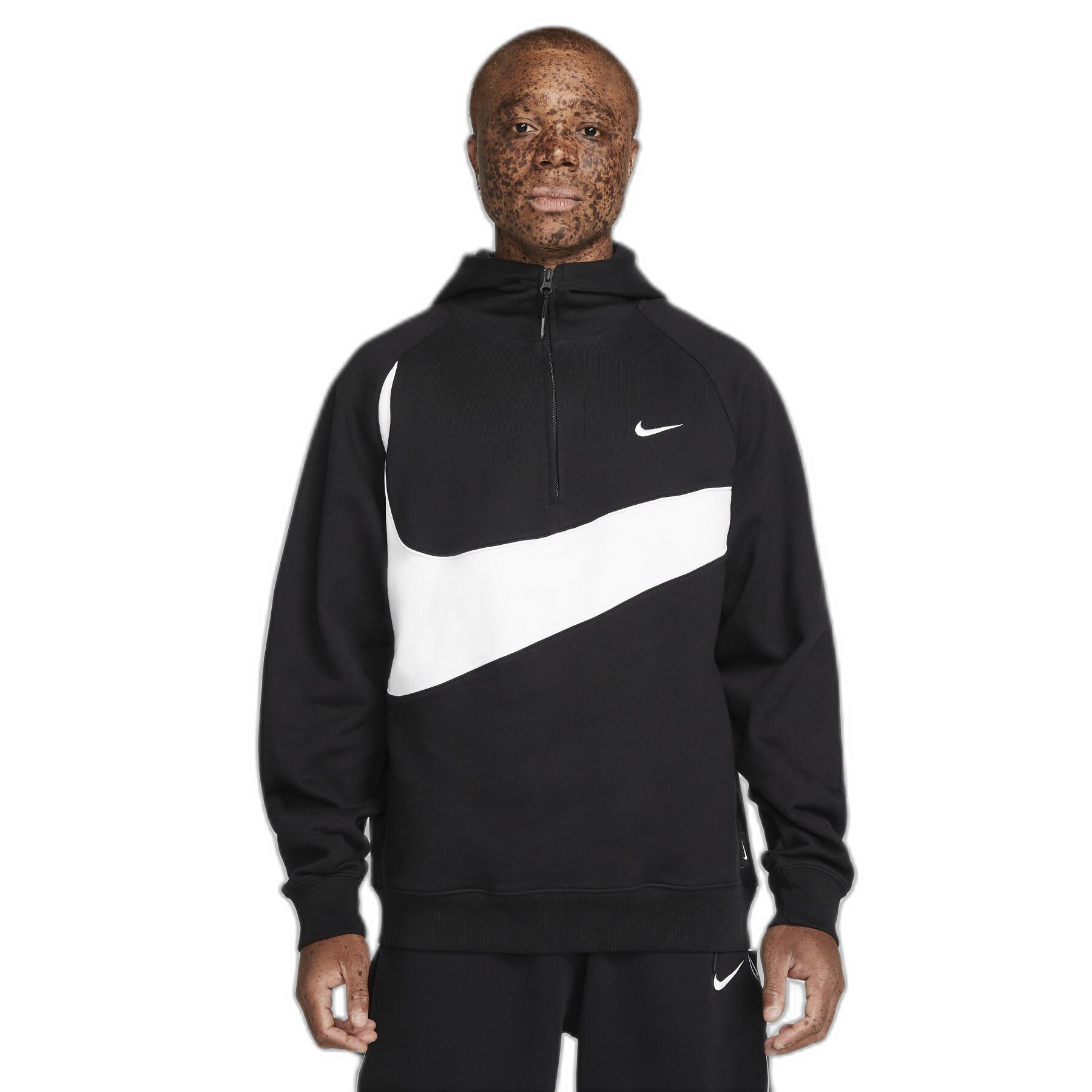 Sweatshirt kaptur 1/2 zip Nike Swoosh Fleece