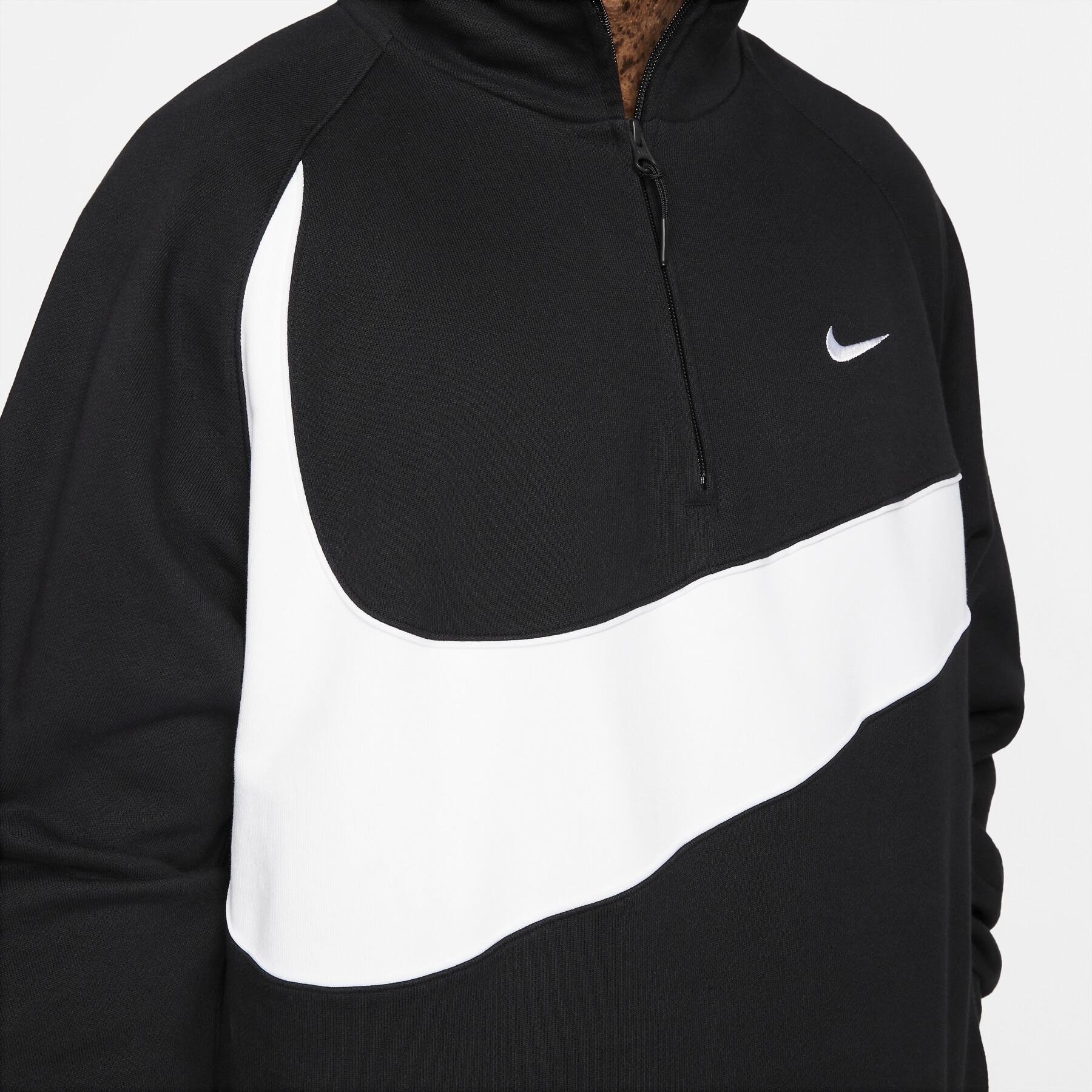 Sweatshirt kaptur 1/2 zip Nike Swoosh Fleece