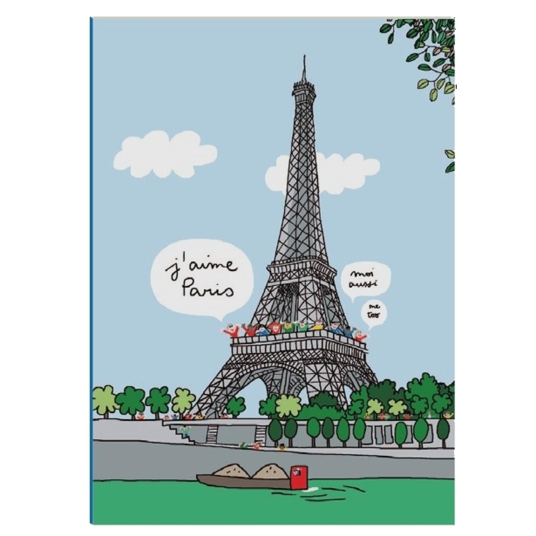 Duży zeszyt dla dzieci z klapką Petit Jour Paris