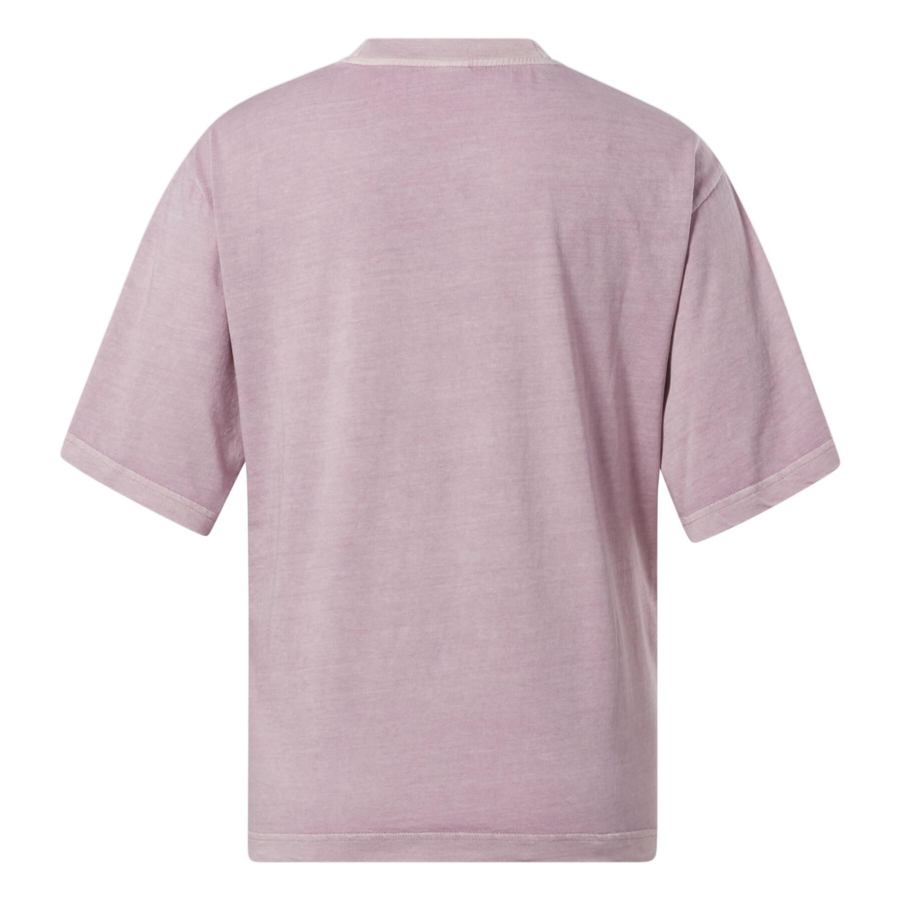 Damska koszulka z prostym krojem z naturalnego barwnika Reebok Classics