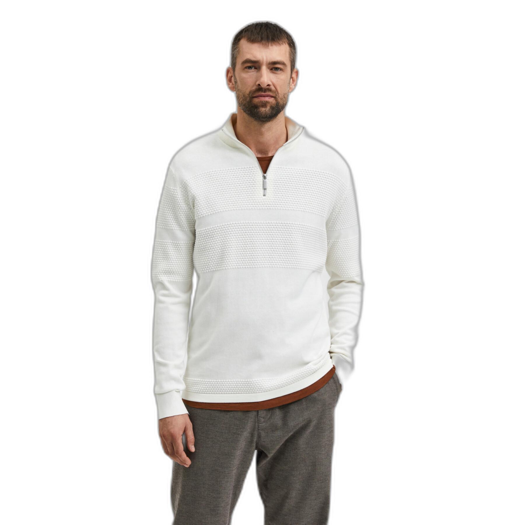 1/2 zip knit jumper Selected Maine