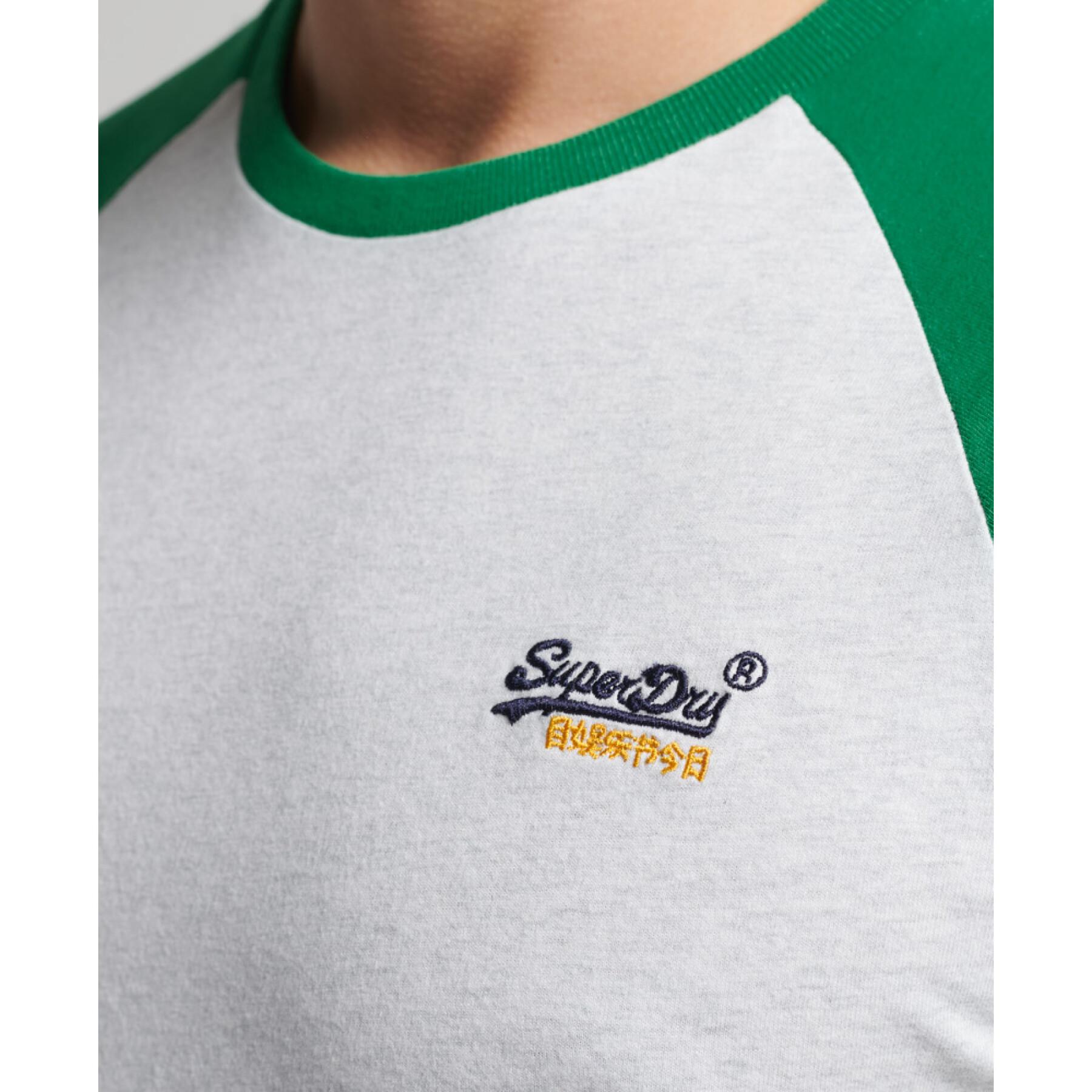 Koszulka baseballowa z bawełny organicznej Superdry