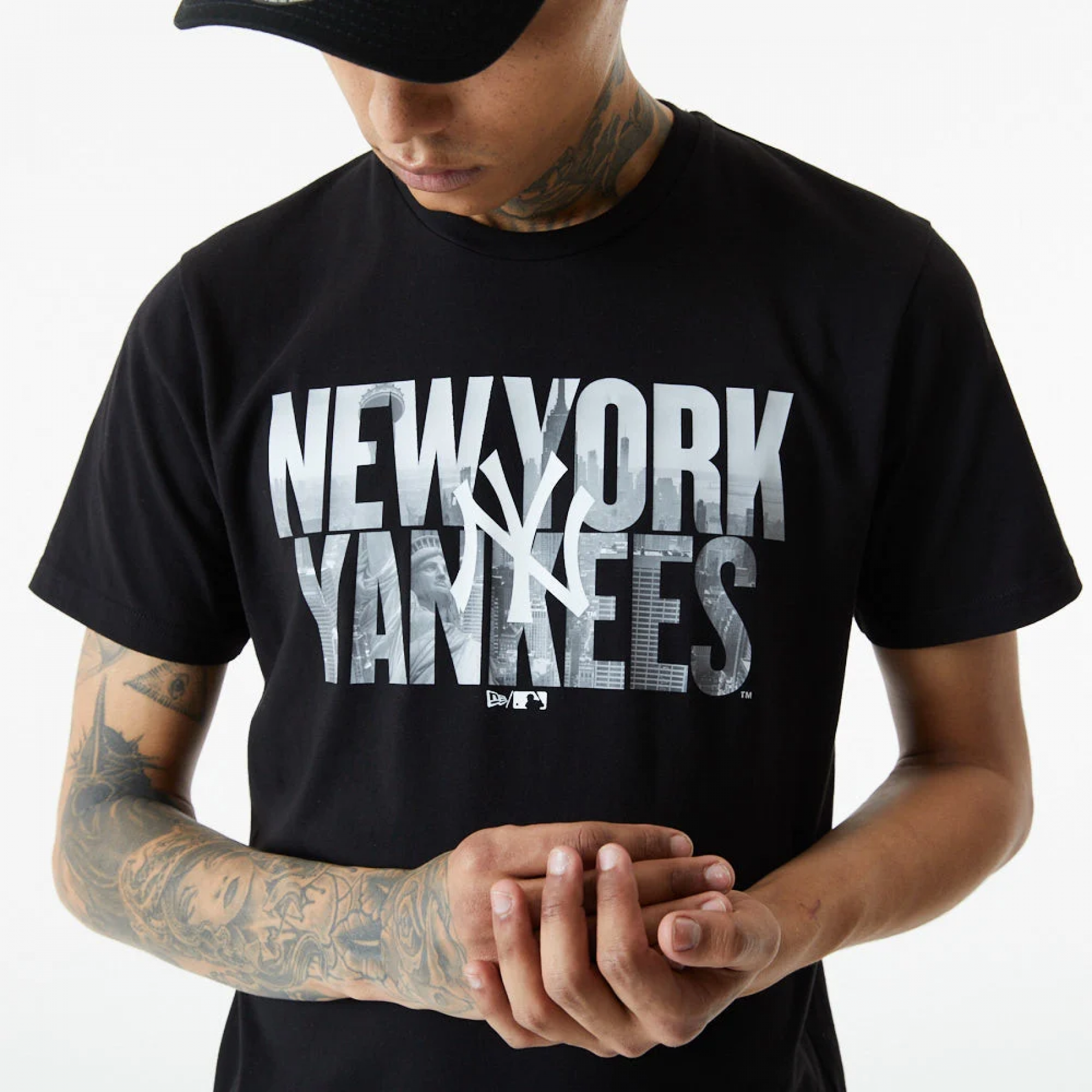 Koszulka New era New York Yankees photographic wordmark