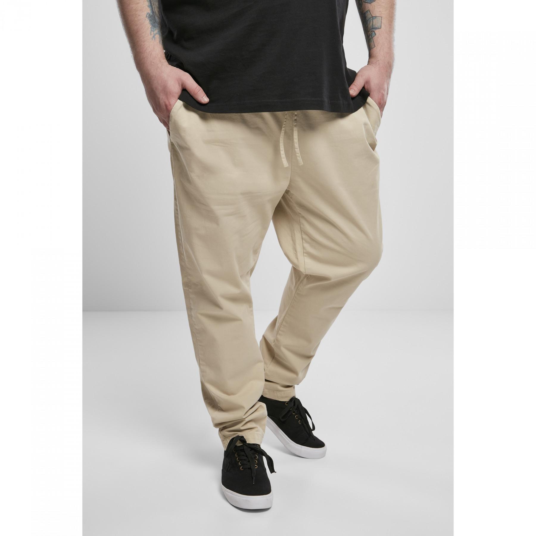 Spodnie Urban Classics tapered cotton jogger (grandes tailles)
