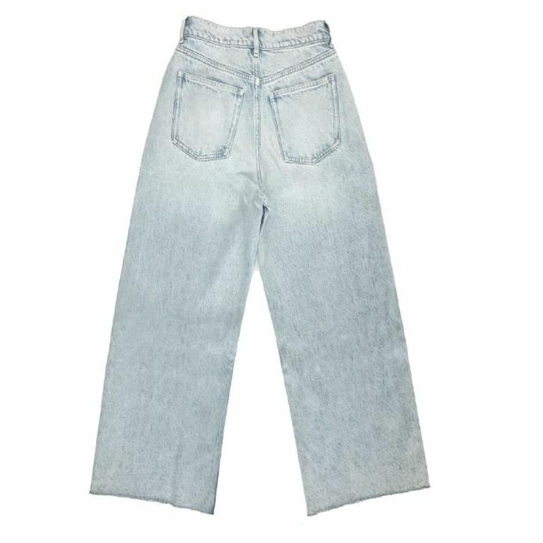 Damskie dżinsy z szerokimi nogawkami destroy jeans Teddy Smith World