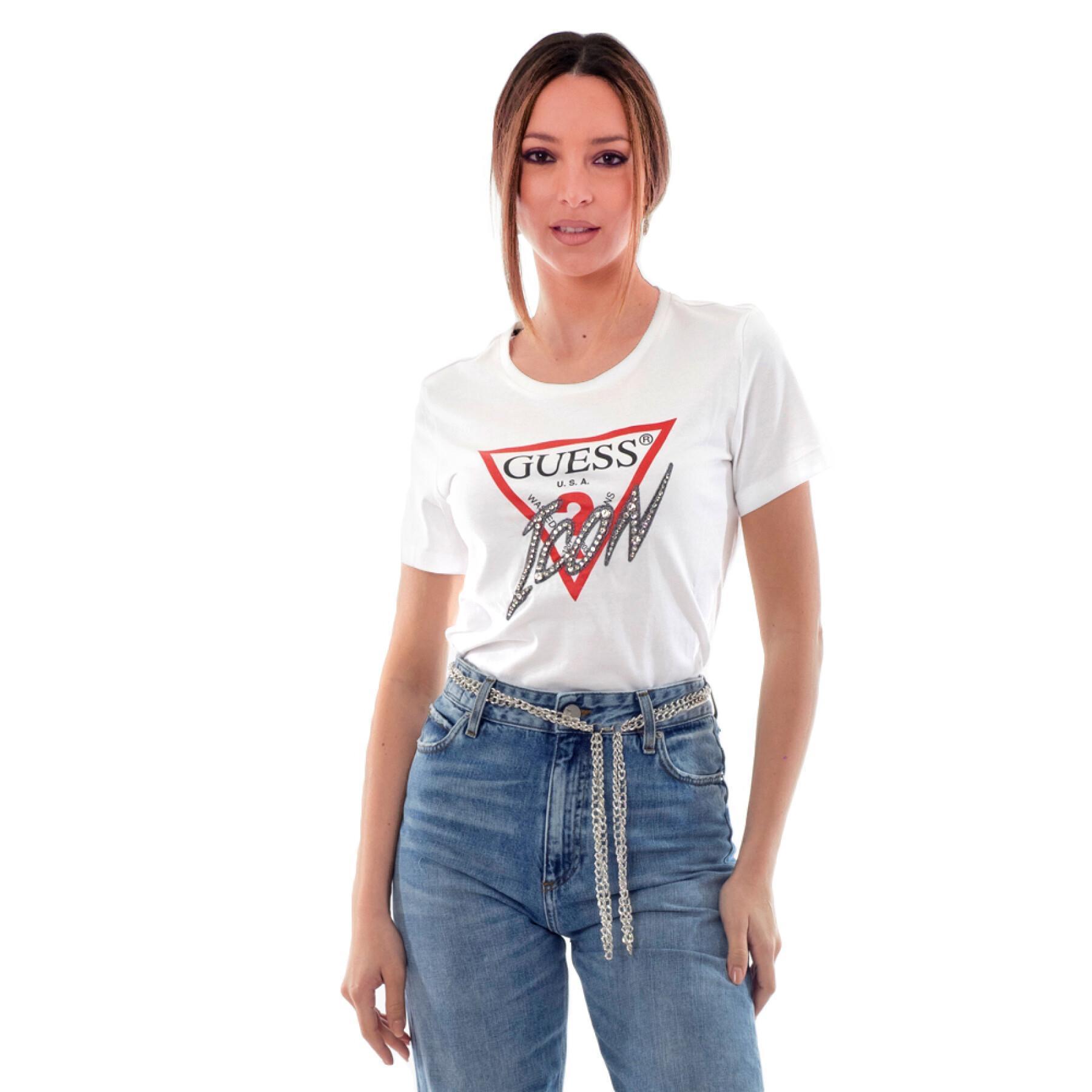 Koszulka damska z krótkim rękawem Guess CN Icon