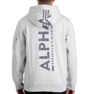 Sweatshirt bluza z nadrukiem na plecach Alpha Industries