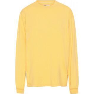 Koszulka z długim rękawem Colorful Standard Organic oversized lemon yellow