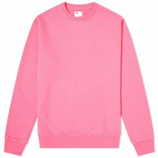 Bluza z okrągłym dekoltem Colorful Standard Classic Organic bubblegum pink