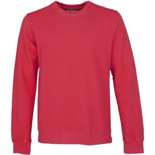 Bluza z okrągłym dekoltem Colorful Standard Classic Organic scarlet red