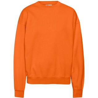 Bluza z okrągłym dekoltem Colorful Standard Organic oversized burned orange
