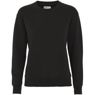 Damski sweter z okrągłym dekoltem Colorful Standard Classic Organic deep black