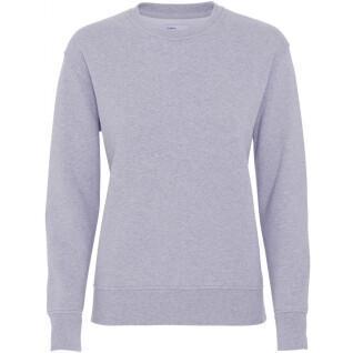 Damski sweter z okrągłym dekoltem Colorful Standard Classic Organic heather grey
