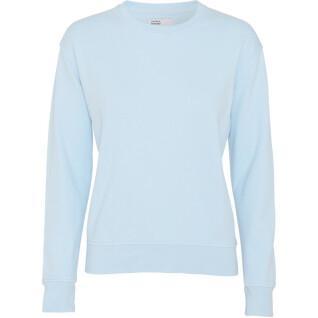 Damski sweter z okrągłym dekoltem Colorful Standard Classic Organic polar blue