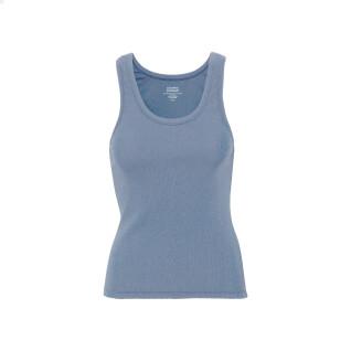 Koszulka damska z prążkowanego materiału Colorful Standard Organic sky blue