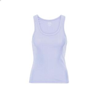 Koszulka damska z prążkowanego materiału Colorful Standard Organic soft lavender