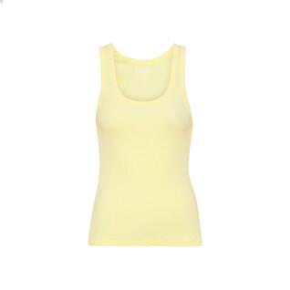 Koszulka damska z prążkowanego materiału Colorful Standard Organic soft yellow