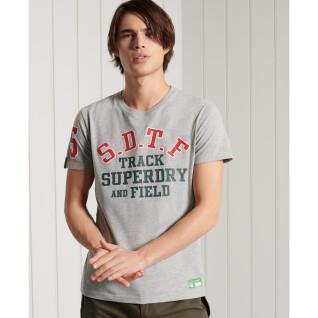 Lekka koszulka z wzorem track & field Superdry