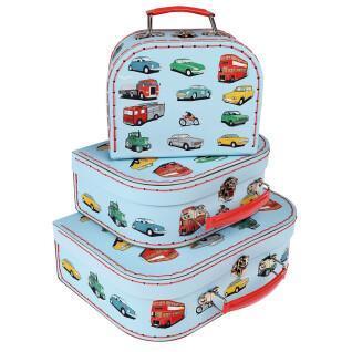 Zestaw 3 walizek dziecięcych Rex London Road Trip