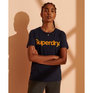 Koszulka damska Superdry Core Logo Flock