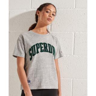 Damska koszulka o prostym kroju Superdry Varsity Arch